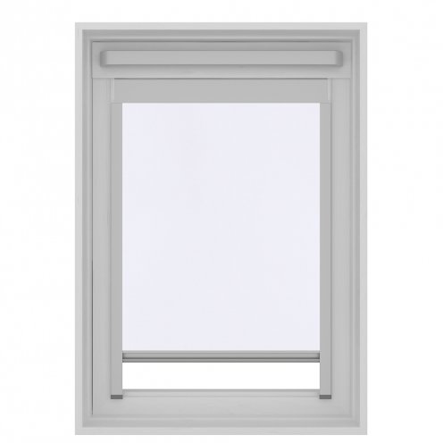 Fonetiek Isolator moederlijk Dakraam rolgordijn transparant wit GGL C04 - ilumio raamdecoratie